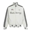 Cárdigan con Estampado de Letras Sudadera de Cuello Alto para Hombre Primavera Moda Callejera Americana Casual Holgada Chaqueta de Manga Larga Rayada