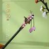 Grampo de Cabelo de Garça Voadora Estilo Antigo Grampo de Cabelo de Ébano Sintético Acessórios Hanfu Novo Estilo Chinês Grampo de Cabelo Cheongsam Joias Atacado para Mulheres