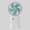 Mini Ventilador de Mão Transfronteiriço Ventilador de Mesa Recarregável USB com Gancho Ventilador Pequeno Portátil para Exterior