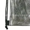 Bolsa de Cordón Plateada Brillante Personalizada con Estampado de Lámina Dorada y Plateada, Bolsa de Cordón, Mochila de Cordón con Impresión de Logo