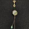 Nuevo Broche de Botonadura Prensada Estilo Chinoiserie, Flor de Lujo Accesible, Pin de Gama Alta, Colgante, Ramillete con Perlas, Accesorios para Ropa, Gama Alta
