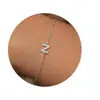 Pulsera de Letras Nueva Transfronteriza de Amazon, Moderna, Fina y Elegante, Joyería de Mano Versátil para Mujeres, Uso Diario y Fiestas