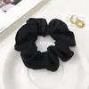 Estilo Francês Coreano Flor de Cabelo com Laço Elástico de Cabelo Estilo Academia Britânica Retrô Múltiplas Camadas Elástico de Cabelo Acessório de Cabeça Cor Sólida Elástico de Cabelo Grande