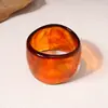 Pulseira Europeia e Americana Transfronteiriça de Acrílico Cor de Café Manchadada com Aba Larga para Mulheres, Pulseira de Alto Padrão, Luxo Acessível, Pulseira Exagerada Personalizada para Mulheres