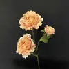 Flores artificiales vintage estilo wabi-sabi, ramos falsos estilo pastoral, hojas de otoño, flores secas, decoraciones de jarrón para el hogar, sala de estar y comedor