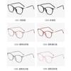 TR90 Nova Cor Transparente Óculos de Computador Anti-Luz Azul Espelho Plano Literário Masculino e Feminino Simples Ultra Light Myopia Quadro