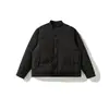RUMENG Marca Japonesa Retro de Moda Chaqueta de Plumón para Viaje de Negocios Hombres Invierno Holgada Cuello Alto de Pie Cálida Chaqueta de Plumón de Pato Blanca