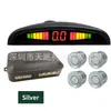 Buzzer digital LED quente Detecção de crescente 4 detecções Radar de ré Radar de ré LED Som BIBIBI