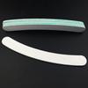 Directo de fábrica Gris forma de plátano tira de lijado para decoración de uñas recubrimiento de doble cara tira para frotar uñas pulido de manicura forma curva