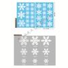 Pegatinas electrostáticas de copos de nieve navideños, pegatinas para ventanas de cristal, pegatinas de copos de nieve blancos, pegatinas para puertas y ventanas de cristal.
