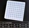 Caja de Almacenamiento de Plástico Kejie Tapa 2/3/5/20ml Botellas 36 Compartimentos/49 Agujeros Caja Dispensadora de Muestras