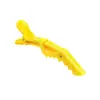 Clip de cocodrilo de color caramelo para venta al por menor, clip de pico de pato, clip de posicionamiento para partición de permanente y tinte, herramienta de peluquería, accesorios para el cabello para mujer, pasador de pelo, peluquería