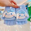 Guantes de Invierno para Niños Rigurosamente Seleccionados Dibujos Animados Sanrio Kulomi melody Lindos Cálidos Resistentes al Frío de Dedos Completos para Niños y Niñas