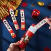 2026 Año del Caballo Nueva Caja Ciega Creativa Tipo Escribible Lotería Cubo de la Suerte Lotería Sobre Rojo Accesorios para Fiesta Navideña