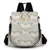 Comercio exterior transfronterizo 2024 nuevo vintage tendencia todo-fósforo estampado gran capacidad simple moda bolso de hombro para mujer
