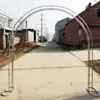 Arco de Flores para Casamento Arco de Flores de Seda Novo Modelo para Evento de Celebração de Inauguração de Loja Decoração de Arco de Casamento Arranjo de Flores Suporte de Flores