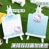 Blocos de Notas Adesivas Hello Kitty Yuemu Blocos de Notas Criativos com Cavalete Blocos de Notas para Correção de Erros Etiquetas Índice Adesivas Completas para Estudantes