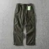 Exportado a alemán, Pantalones de Soft Shell de Terciopelo Suave para Exteriores, Resistentes al Viento e Impermeables, para Hombre, Rectos, de Invierno, Casual, Pantalones Cargo con Múltiples Bolsillos
