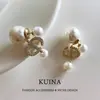 Pendientes de Perla de Lujo Ligero de Alto Nivel, Estilo Nuevo, Femeninos, Versátiles, Modernos y Elegantes, Pendientes con Aguja de Plata de Ley, Pendientes Largos