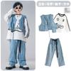 Roupas de Jazz Dance para meninas, doces e estilosas, outono e inverno, infantis e femininas, para apresentações em grupo, borboleta, coração, hip hop infantil, passarela, roupas da moda