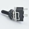 Interruptor de botón 2 pines 2 posiciones interruptor basculante KN3-1 negro micro interruptor de alimentación plateado