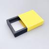 En nombre del cabello 7*7cm película PE transparente Caja de suspensión Blanco Negro cartón de color disparo único no se envía