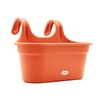 Maceta colgante de pared para plantas verdes, flores, maceta con doble gancho para balcón, jardín y pared.
