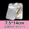 Bolsas Transparentes Auto-Sellantes, Bolsas Perladas Blancas, Empaques con Cierre Zip-Lock, Bolsas Láser, Bolsas de Empaque Escarchadas, Bolsas Selladoras para Joyería