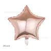 Globos de Papel de Aluminio en Forma de Corazón de 18 Pulgadas, Color Único, Suministros para Decoración de Bodas y Día de San Valentín, Globos Lisos en Forma de Corazón para Arreglos de Cumpleaños