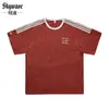 Camiseta de Manga Corta Fresca de Seda Helada con Diseño Tridimensional de Verano para Hombre, Holgada, Talla Grande, Casual, Transpirable, Cuello Redondo, Manga Media