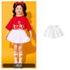 Fantasias de Cheerleading para o Dia das Crianças para Alunos do Ensino Fundamental Estilo Chinês Coração de Criança Voltado para a Festa Uniformes de Manga Curta de Verão para Turmas de Jardim de Infância