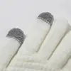 Guantes Cálidos de Punto Compatibles con Pantalla Táctil con Patrón de Piña, Punto Reversible, Color Sólido, Estilo Coreano, a Prueba de Frío, para Ciclismo y Moda al Aire Libre