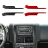 Adecuado para Ford Explorer 08-10, molduras interiores de fibra de carbono, juego completo de pegatinas decorativas para panel de elevalunas