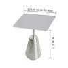 Celebridades de Internet Tienda de Té con Leche Mesa de Café Acrílico Mesa y Silla de Comedor Acero Inoxidable Mesa Redonda Pequeña Mesa Cuadrada Estilo Industrial Mesa Sólida