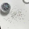 Accesorios para Uñas con Lentejuelas de Estrella Tendencia Popular Tamaños Mixtos Estrella Plateada de Cinco Puntas Mini Pegatinas para Uñas Ultra Delgadas Decoración