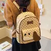 Mochila Escolar de Lunares para Estudiante Estrella Mochila Diaria Dibujo Animado Lindo Gran Capacidad Mochila Estilo Coreano Nuevo Modelo para Mujeres 2026