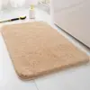 Alfombra de suelo de felpa de pelo largo transfronteriza, alfombra de baño ultrasuave y absorbente, alfombra de entrada para baño del hogar, directo del fabricante