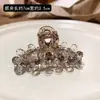 Pinza para el Cabello de Cristal de Gama Alta con Adornos de Diamantes de Lujo Ligero para Mujeres con Cabello Fino, Pinza Completa de Nuevo Estilo para la Parte Posterior de la Cabeza, Pinza para el Cabello Semiatado