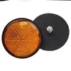 Painéis de Luz Decorativos, Refletores para Veículos Elétricos, Acessórios de Luz Refletiva, Placas Refletivas, Parafusos, Refletores Redondos para Motocicleta