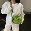 2025 Nueva Bolsa Pequeña Senmeng Bolso de Mujer Moda Pony Boston Almohada Bolso Piel Suave Elegante Bolso de Hombro Cruzado