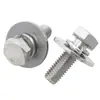 Acero Inoxidable 304 Hexagonal Externo Almohadilla Plana Ampliada Tornillos de Tres Combinaciones Gb9074.17 Juego de Tornillos con Arandela Grande M4M5M6