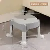 Banquinho Alto Resistente Espesso para Casa, Banquinho Pequeno Universal com Rodinhas Multifuncional, Banquinho Baixo Móvel Resistente ao Desgaste, Banquinho Andador para Crianças