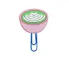 [comida] Dibujo Animado Anime Nuevo Marcador de Páginas de PVC Clip de Papel Colorido Papelería para Estudiantes Periférico Transfronterizo Amazon