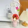 Dia do Professor Presente Flor de Sabão Flor Tricotada Feita à Mão 8 de Março Flor de Deusa Dia das Mães Presente Menina Melhor Amiga Lembrança