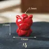 Pedra Arenito Vermelha para os Doze Signos do Zodíaco no Ano de Nascimento, Areia Imperial de Alto Teor Acessórios para Joias DIY, Pingentes, Contas Soltas, Pulseiras, Colares