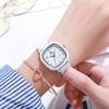 Reloj de Cuarzo Simple de Moda para Estudiante Guapo Fiesta Examen de Secundaria Corazón Cuadrado Ins Lindo