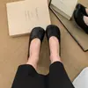 []2026 Otoño Nuevos Zapatos de Salón Casuales con Punta Redonda y Punta Dividida, que Aumentan la Altura Interior, de Cuatro Niveles