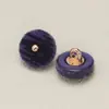 Botones de Resina de Terciopelo para Trajes Tang y Hanfu, Botones Metálicos para Suéteres y Abrigos, Botones Decorativos Redondos Cosidos a Mano, Disponibles en 20 Colores