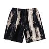 Novedad Primavera y Verano Marca de Moda Personalizados Pantalones Cortos Deportivos de Punto Tie-Dye Sueltos para Hombre Pantalones de Cinco Puntos Casual Versátil