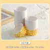 Forminhas Coloridas Quadriculadas com Borda Enrolada para Cupcakes, Forminhas de Papel Resistentes a Altas Temperaturas para Uso Doméstico, Suportes de Papel Revestido para Cupcakes, 100 Peças